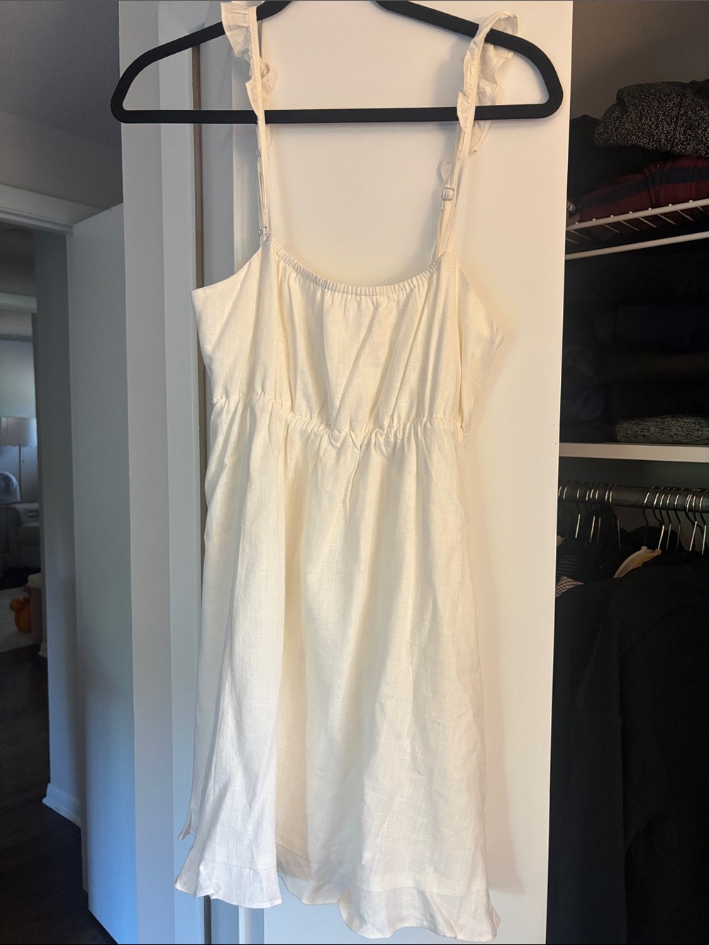 Show Po Women’s Cream Tie-Shoulder Sundress Slip